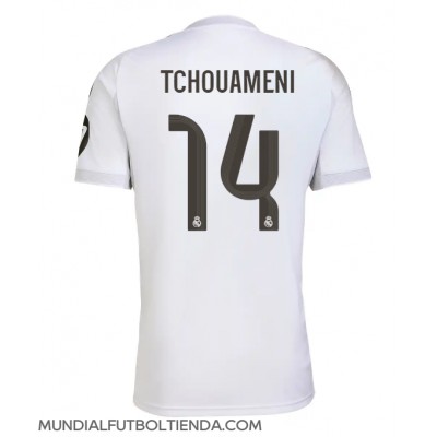 Camiseta Real Madrid Aurelien Tchouameni #14 Primera Equipación Replica 2025-26 mangas cortas Camiseta Real Madrid Aurelien Tchouameni #14 Primera Equipación Replica 2025-26 mangas cortas